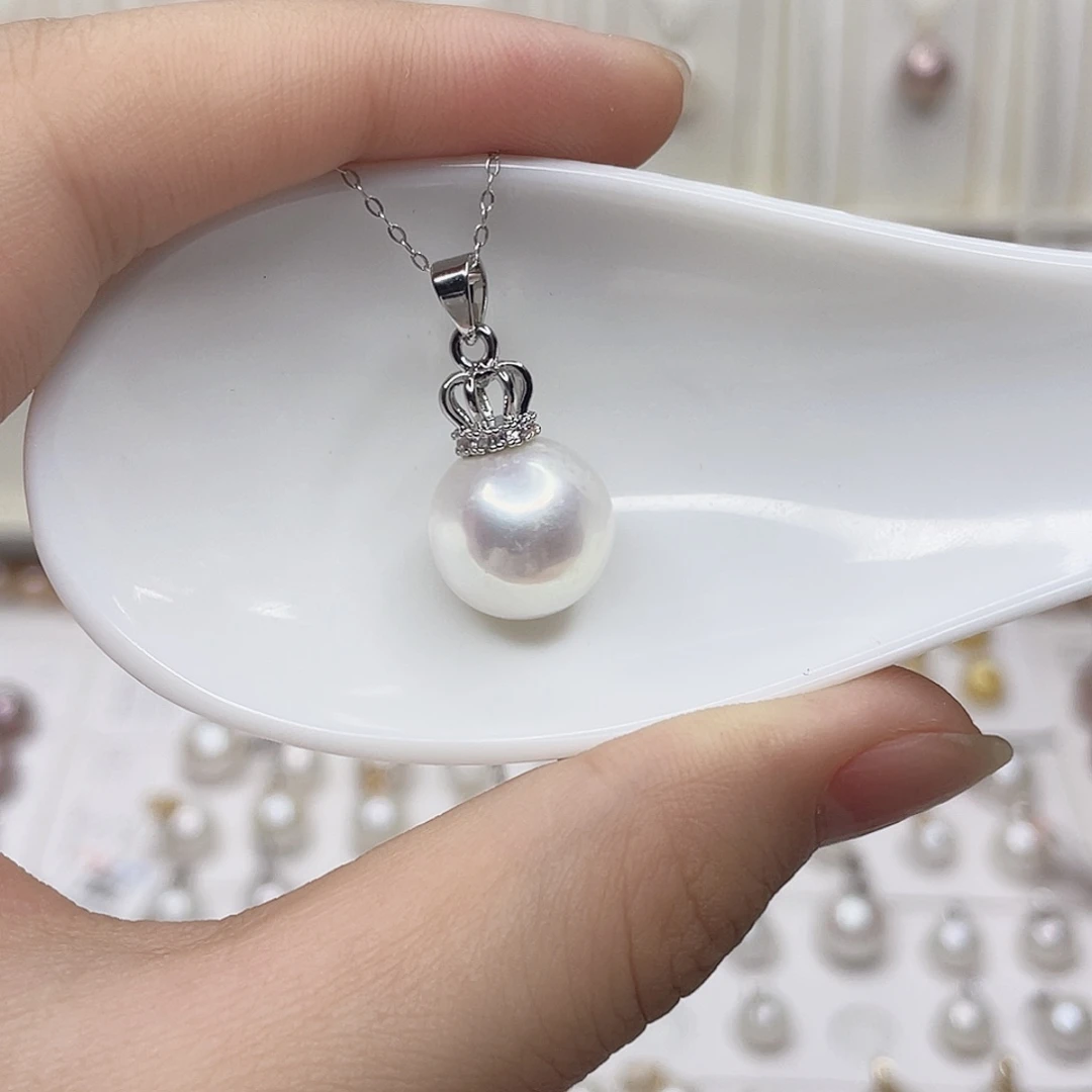 淡水珍珠吊坠(赠链)合金
