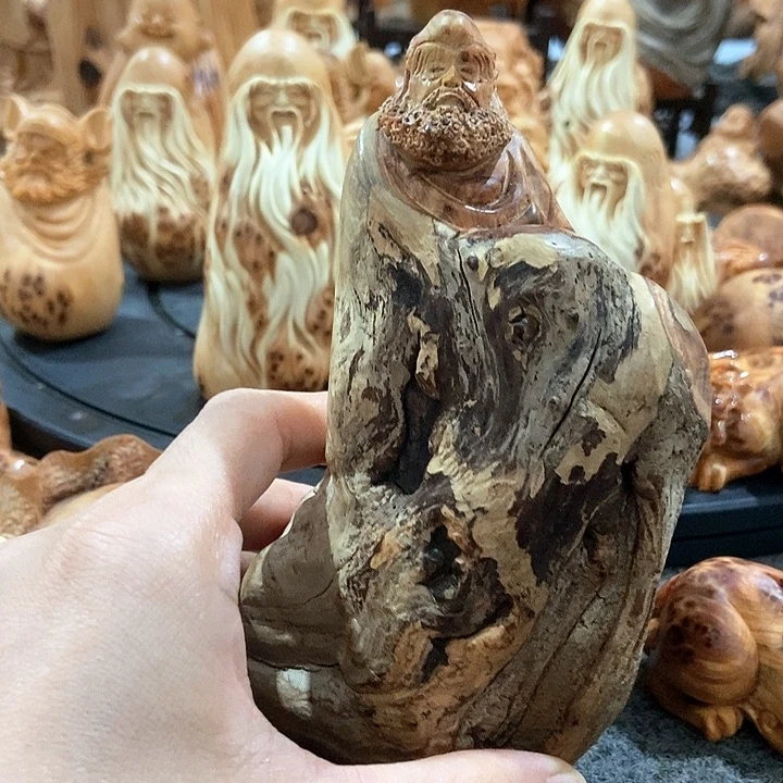 柏木（崖柏）原皮达摩