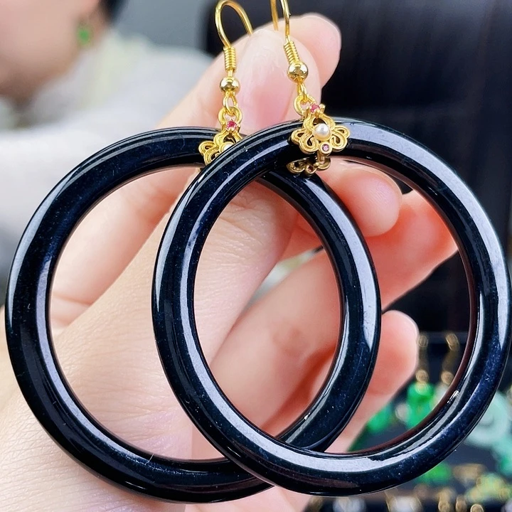 翡翠耳饰未镶嵌饰品