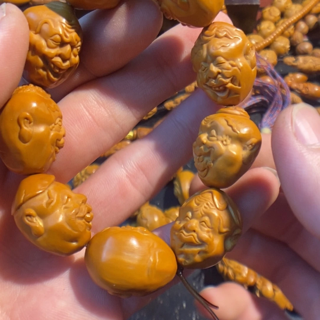 橄榄核手串/手链怪脸