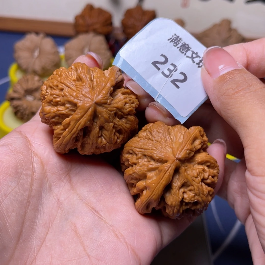 吊坠文玩核桃44原桩粗筋232