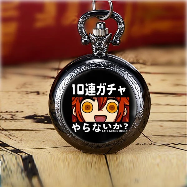 动漫FGO咕哒子fate周边贞德saber青少年怀表项链表创意个性礼物表