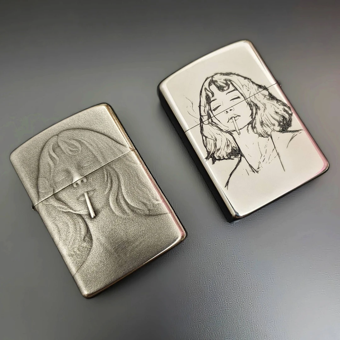 白铜打火机 煤油雕刻打火机 怀念经典礼品