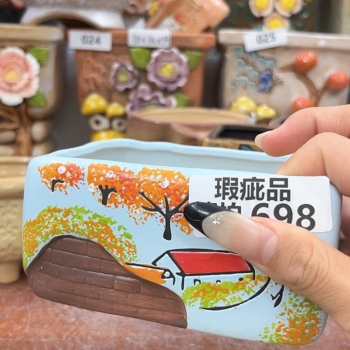 红陶粗陶多肉花盆