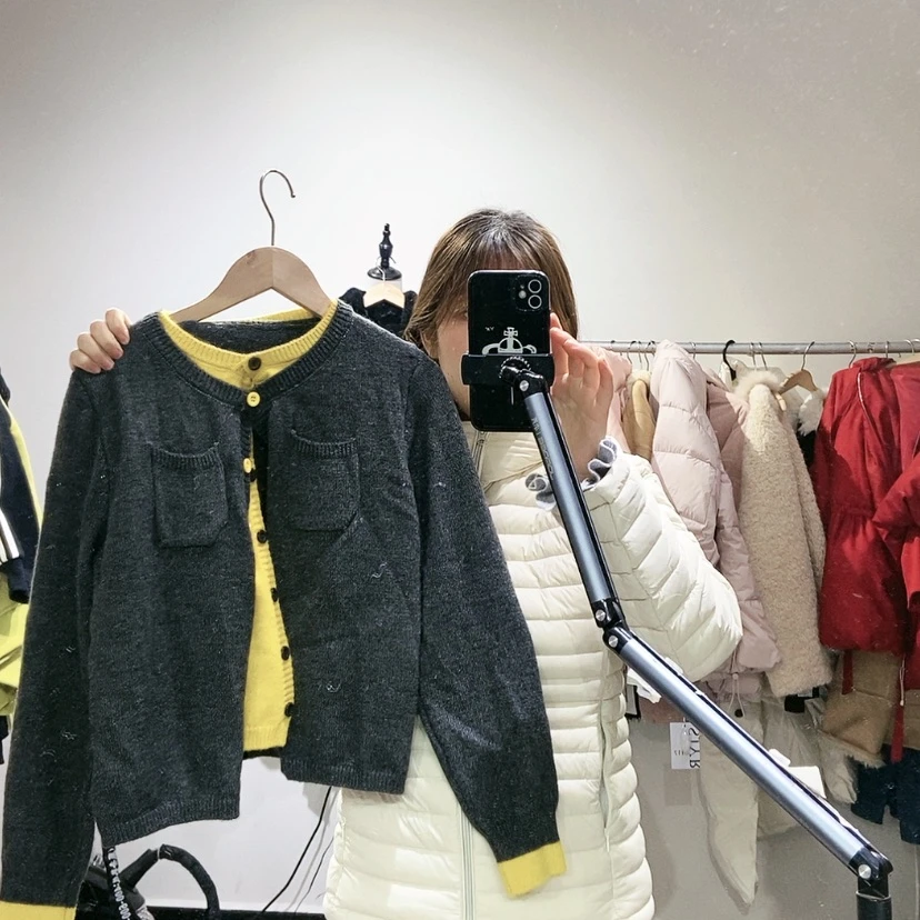 【闪购商品】灰色开衫