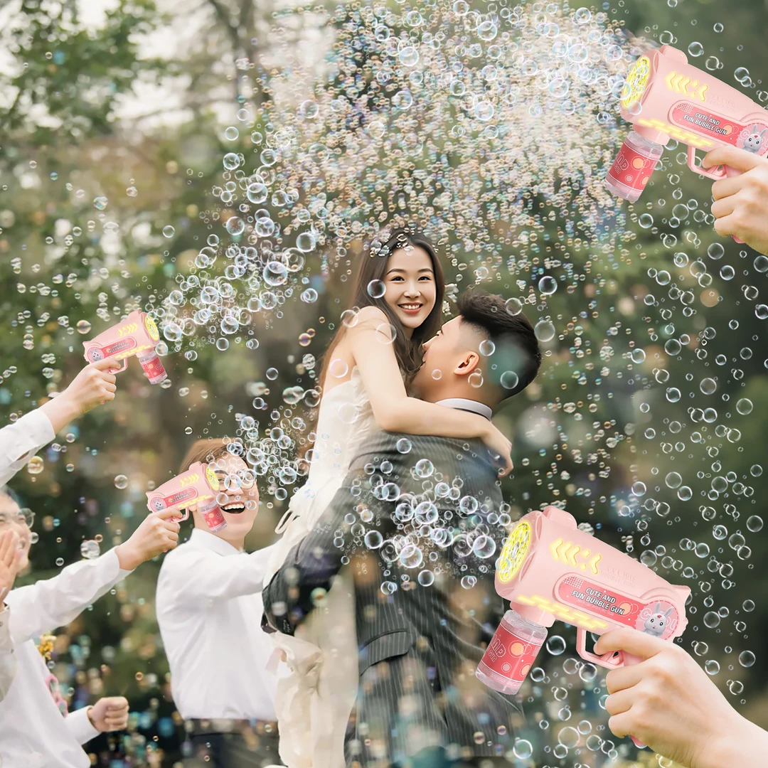 泡泡机结婚专用2025新款伴娘团户外手持订婚礼氛围感接亲拍照道具
