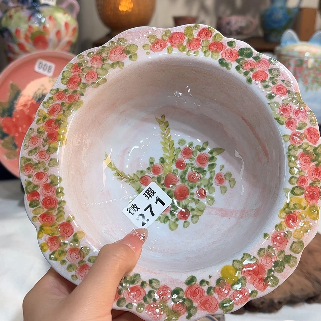 景德镇手绘高温釉下彩陶瓷茶具