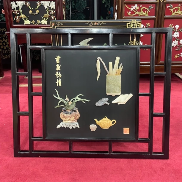扬州漆器厂博古挂画（清仓作品）
