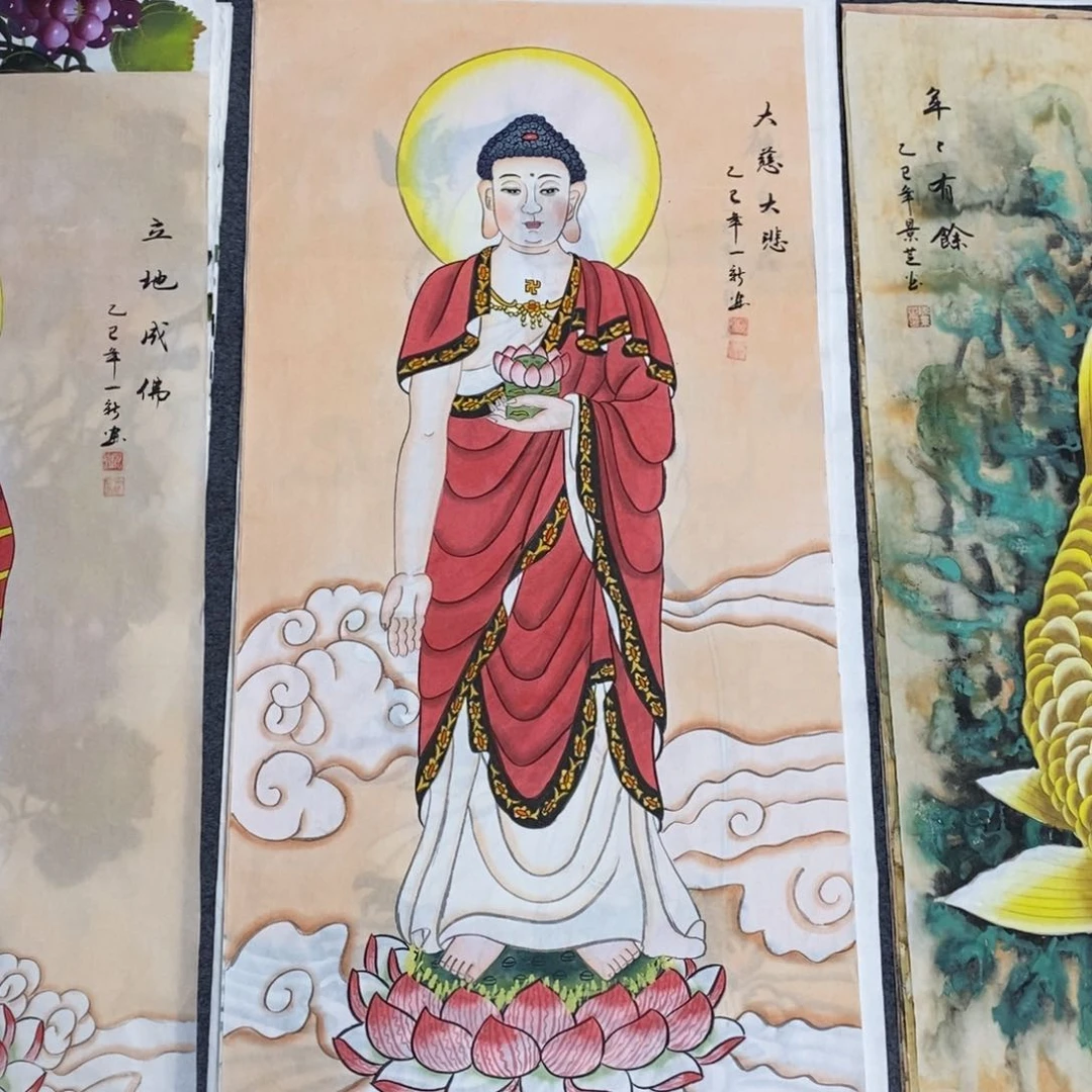 国画尺寸100✖️50三尺精品工笔手绘画