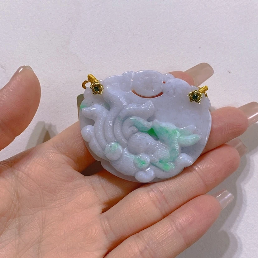 【闪购商品】翡翠未镶嵌颈饰