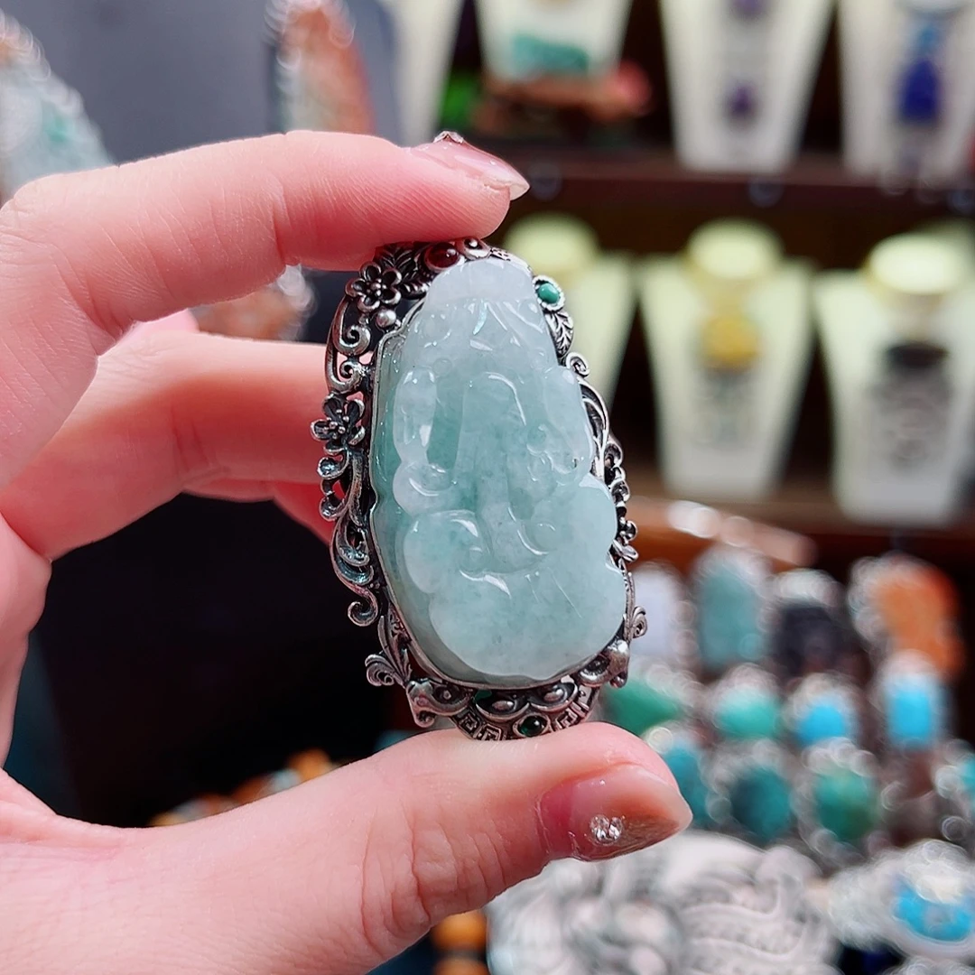 925银珐琅锦象原创设计款式戒指