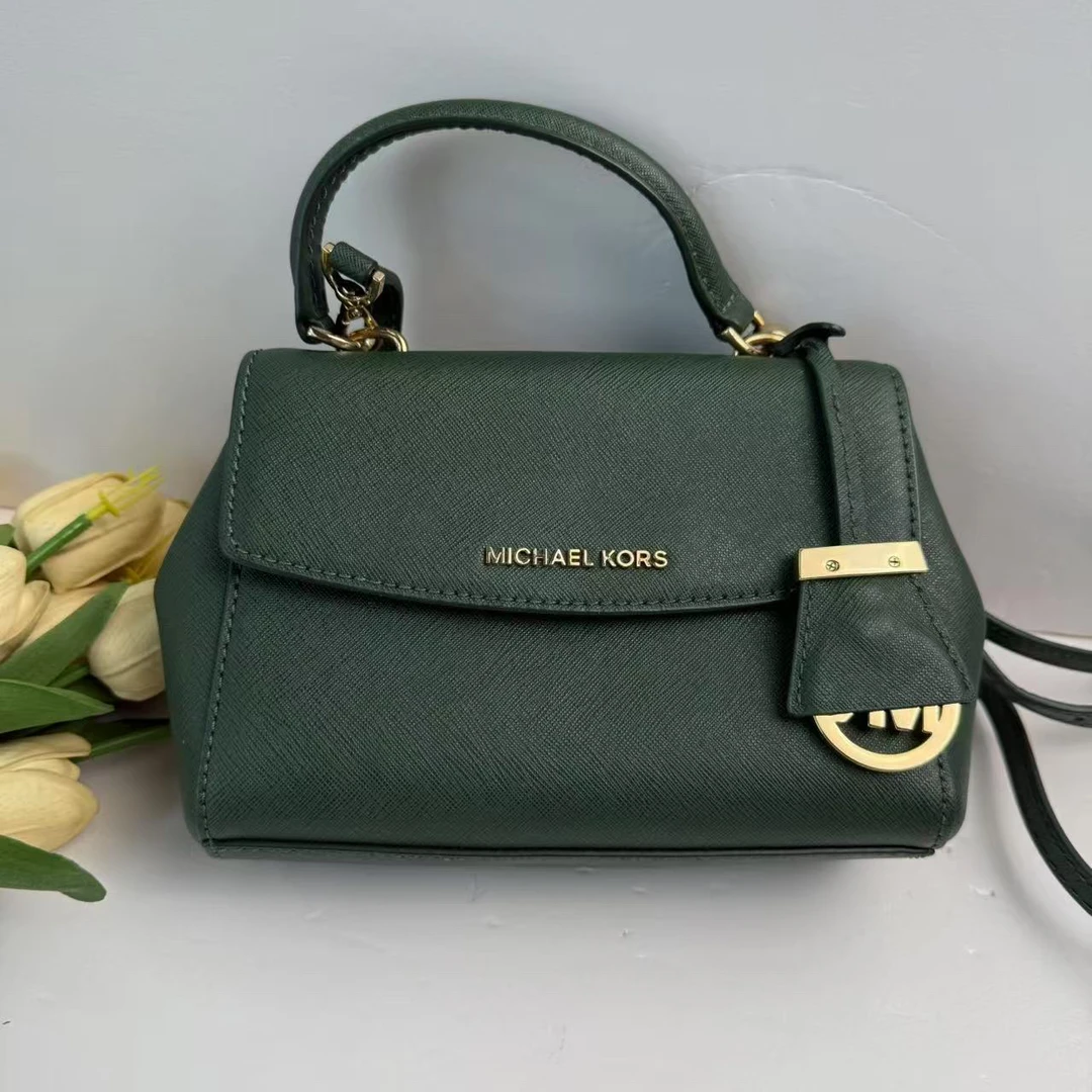 95新 MICHAEL KORS/迈克高仕 迈克高仕绿色百搭单肩包