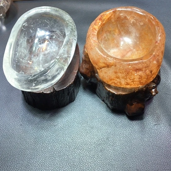绿幽灵聚宝盆黄胶花聚宝盆未镶嵌水晶秄*