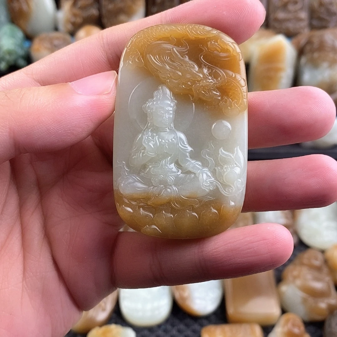 未镶嵌和田玉挂件