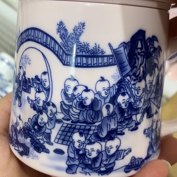 摆件景德镇陶瓷主人杯14566