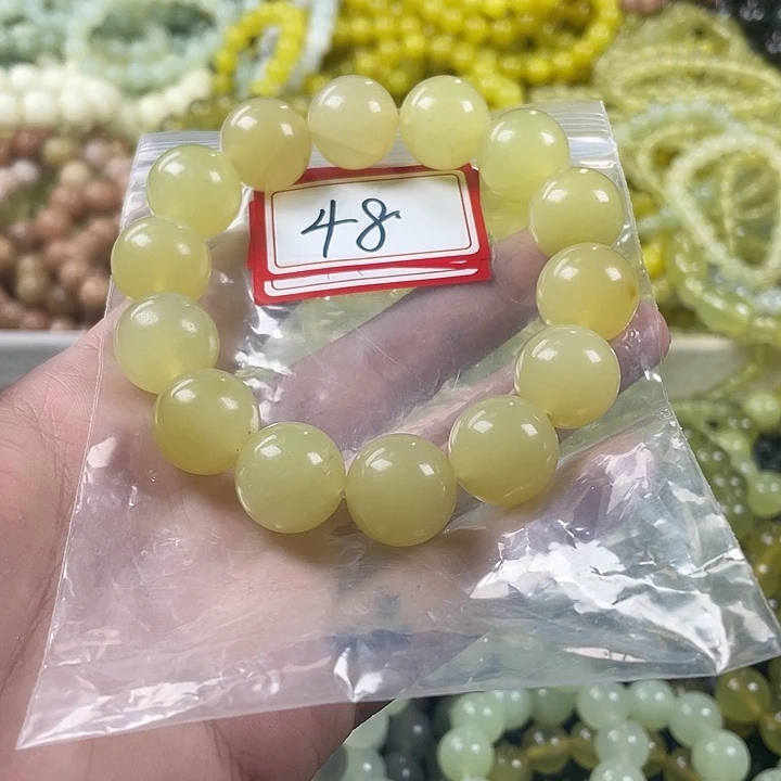 蛇纹石玉未镶嵌手链