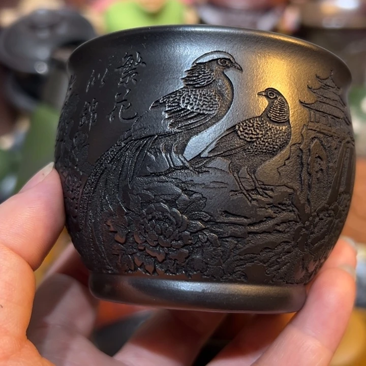 茶杯紫砂宜兴紫砂主人杯