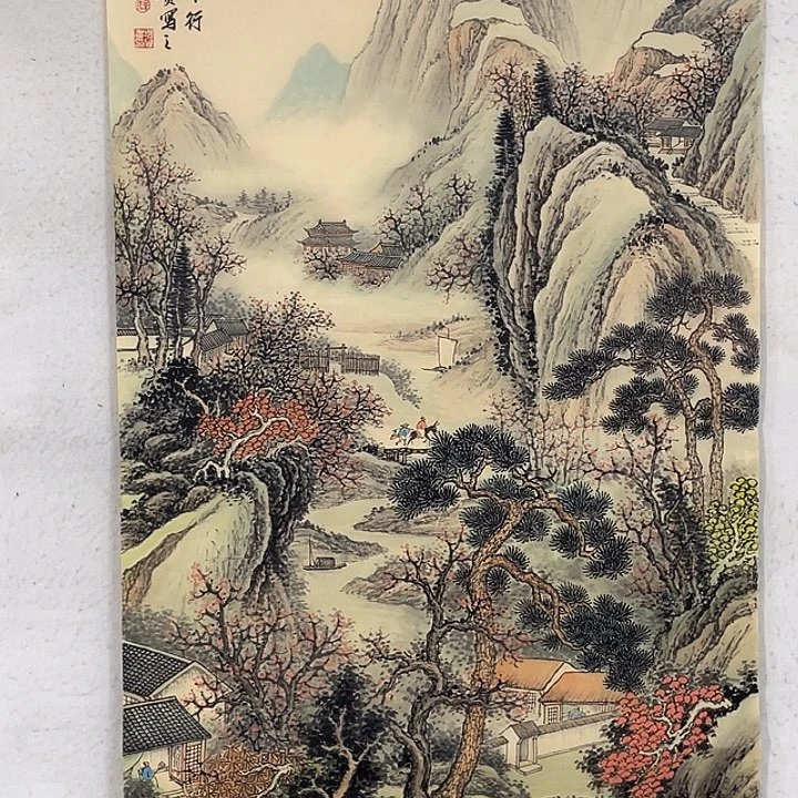 国画国画作品欣赏。国画