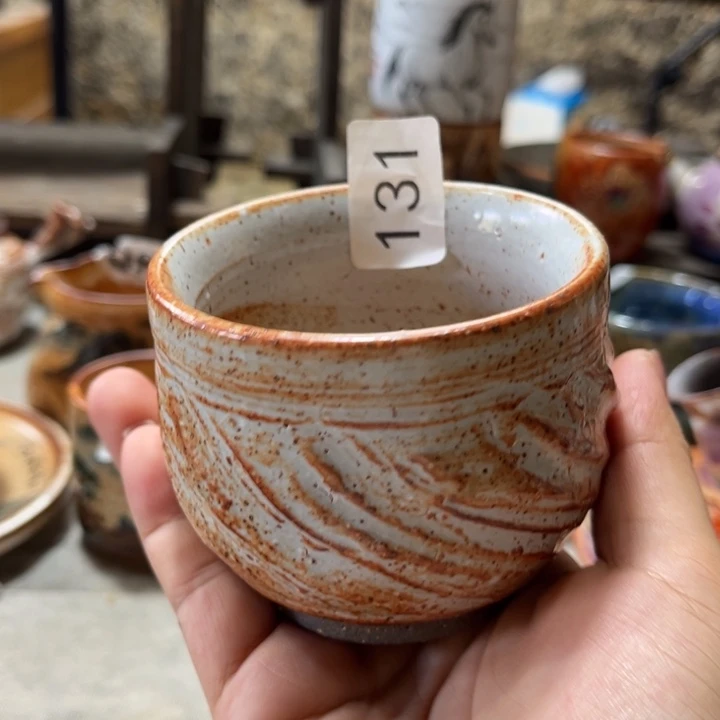 其他全手工柴烧志野杯131