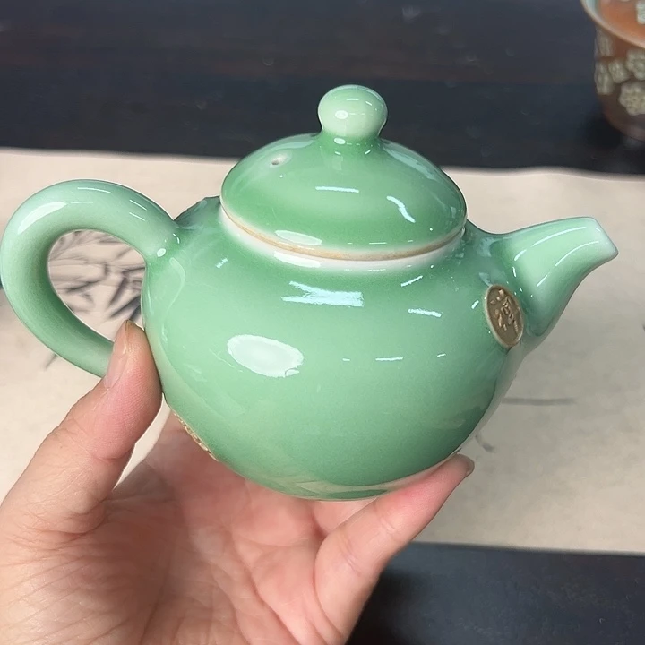 龙泉云间青瓷小米茶器