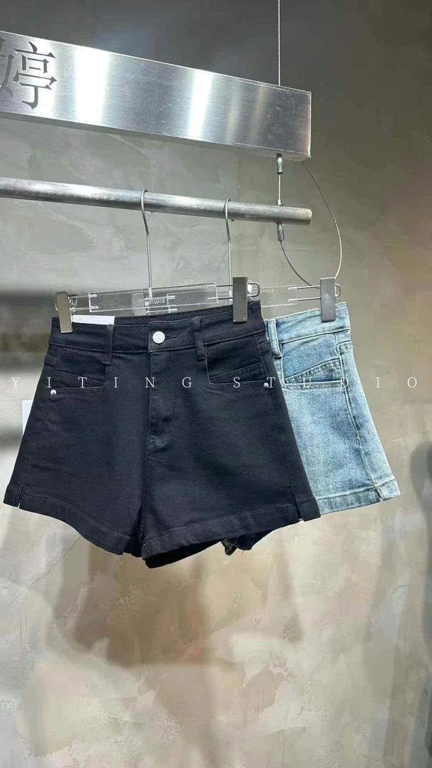 （婷婷同款）牛仔短裤2566