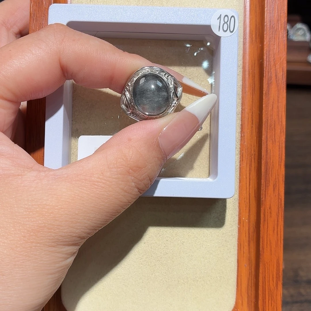 戒指银S925镶嵌水晶?*漫