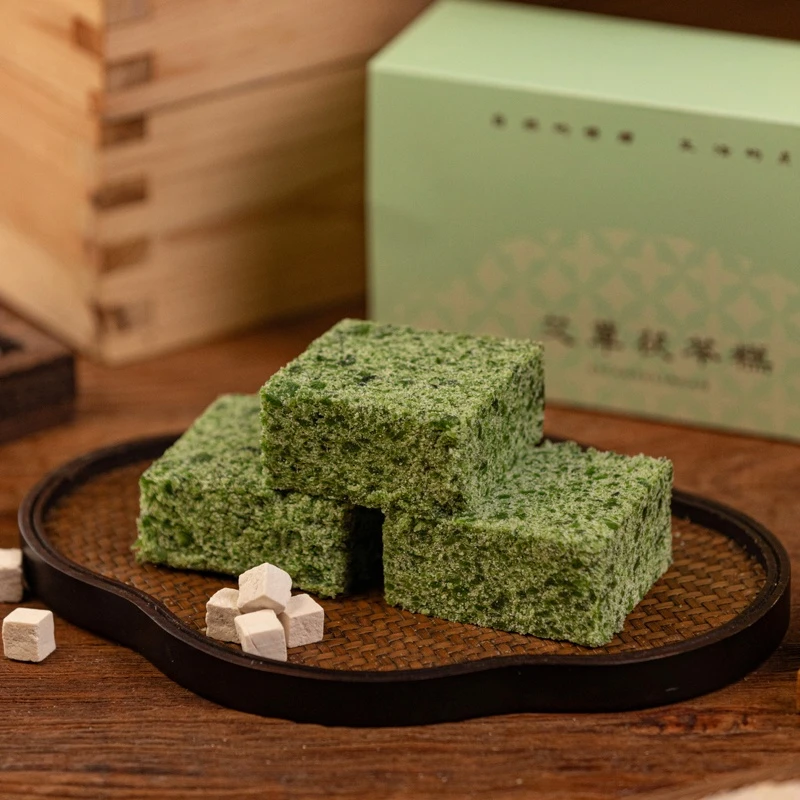 杨先生艾草茯苓糕艾杭州特产传统手工糕点心BD