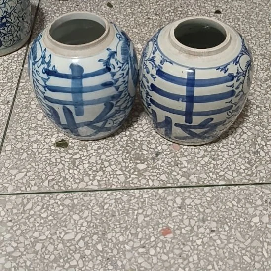摆件丰收生产陶瓷摆件青花陶瓷摆件青花陶瓷