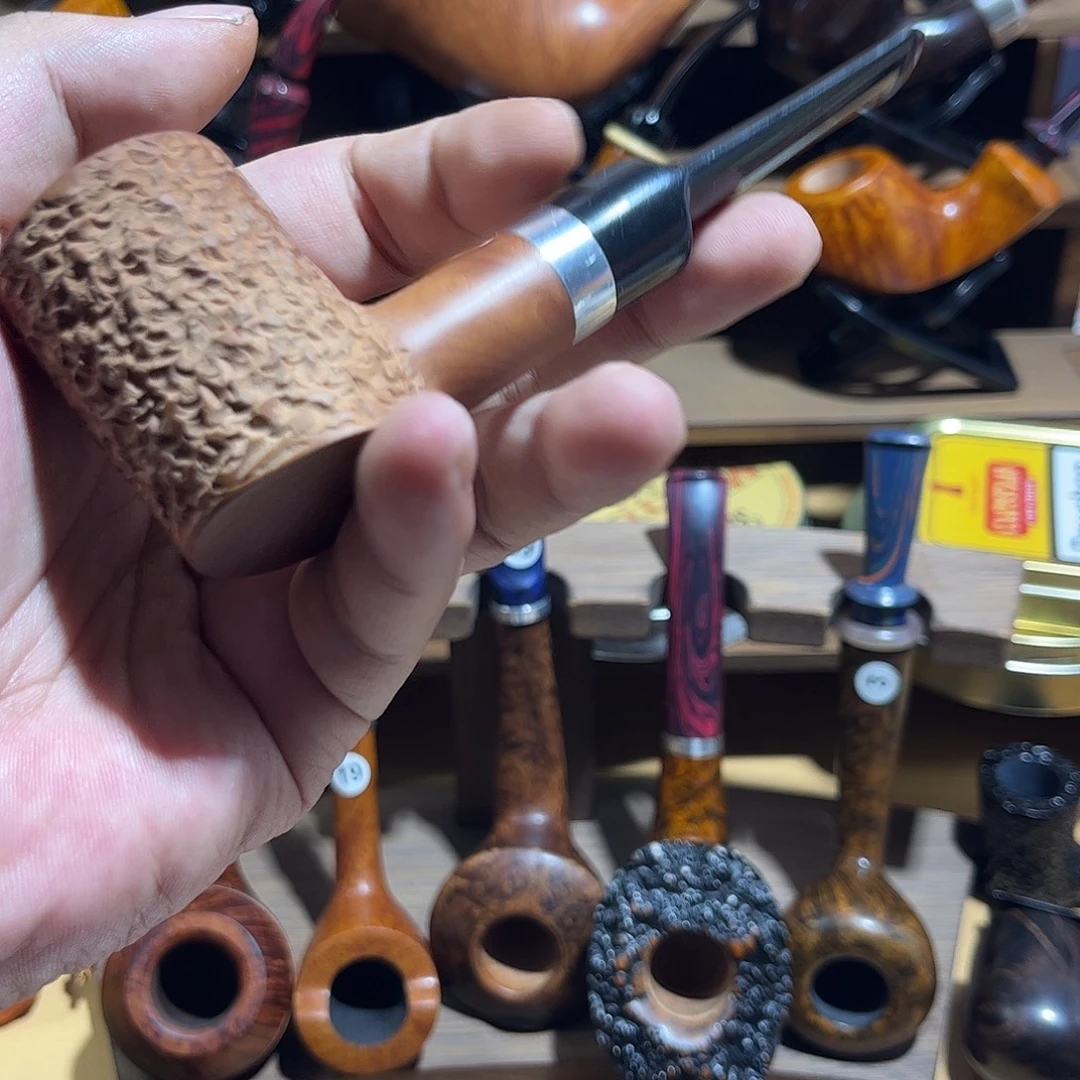 石楠木手工锤子烟斗