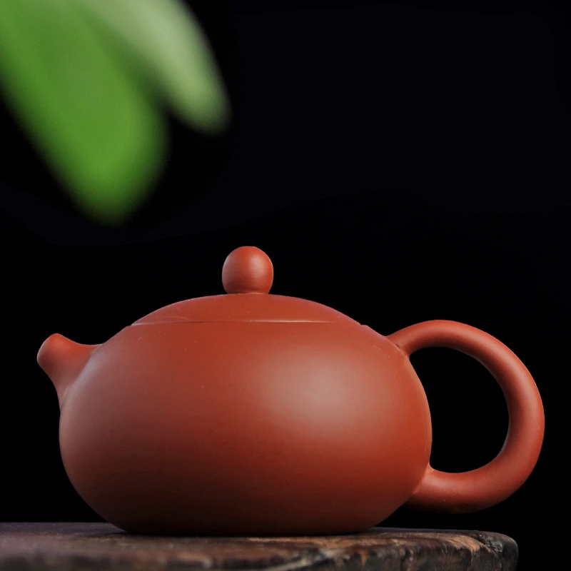 大红袍扁西施壶功夫茶具家用壶200毫升单壶半手工壶