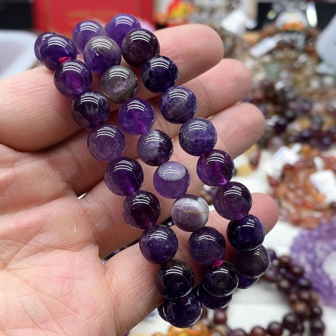 水晶手串未镶嵌多样性发货发一条