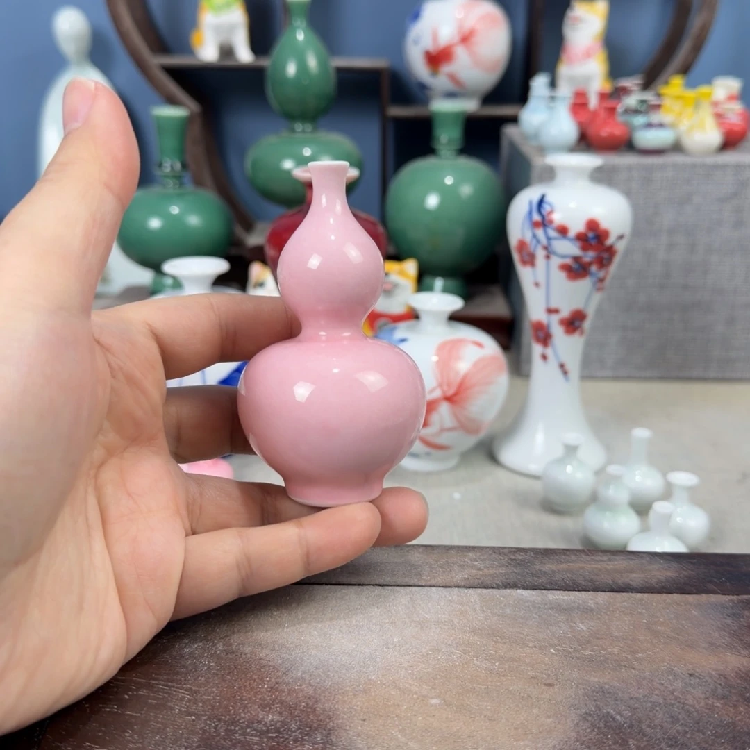 陶瓷手工小花器摆件
