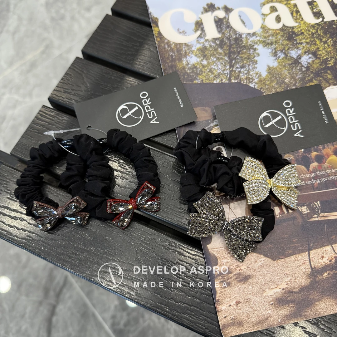 【现货 福利 一对】韩国正品上新减龄爆款蝴蝶结发绳FS115