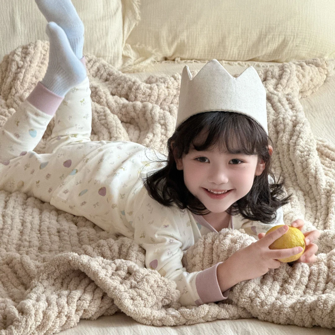 【直播专用】洹彩儿童亲肤韩系家居服男女童秋衣秋裤套装柔软