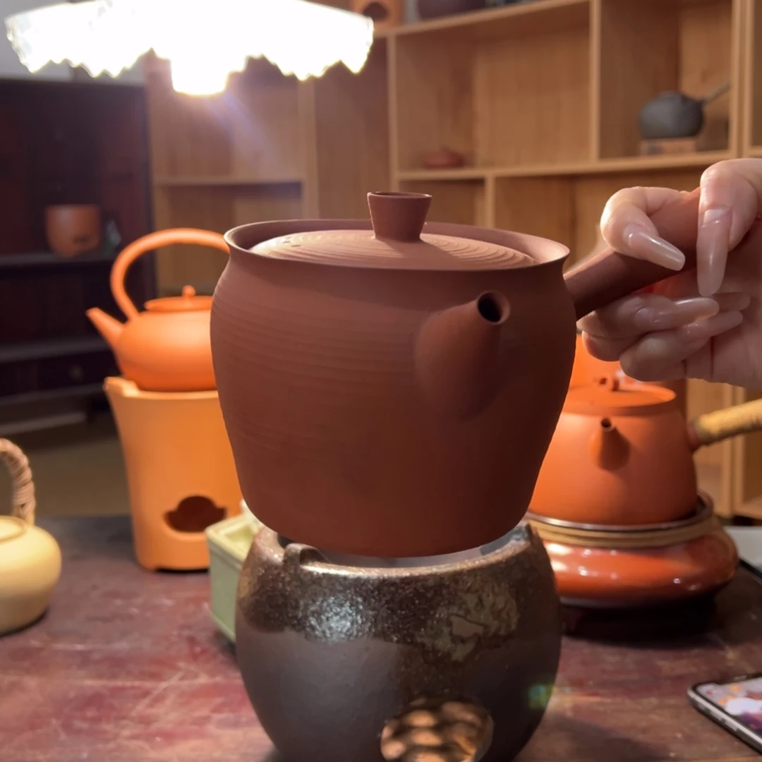 D***紫陶大口煮茶砂铫700cc