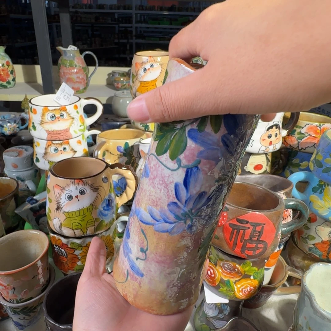 紫砂景德镇手工陶瓷釉下彩正品44