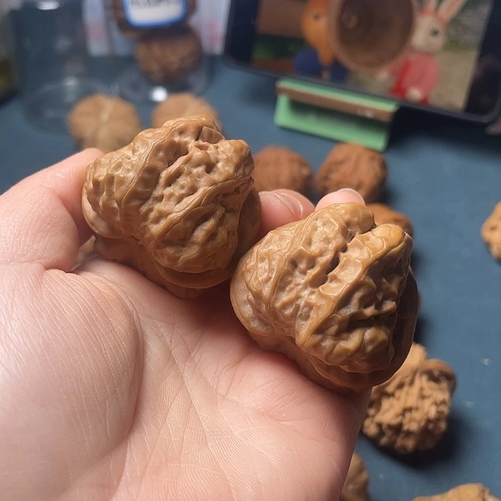 文玩核桃吊坠蛤蟆41全品