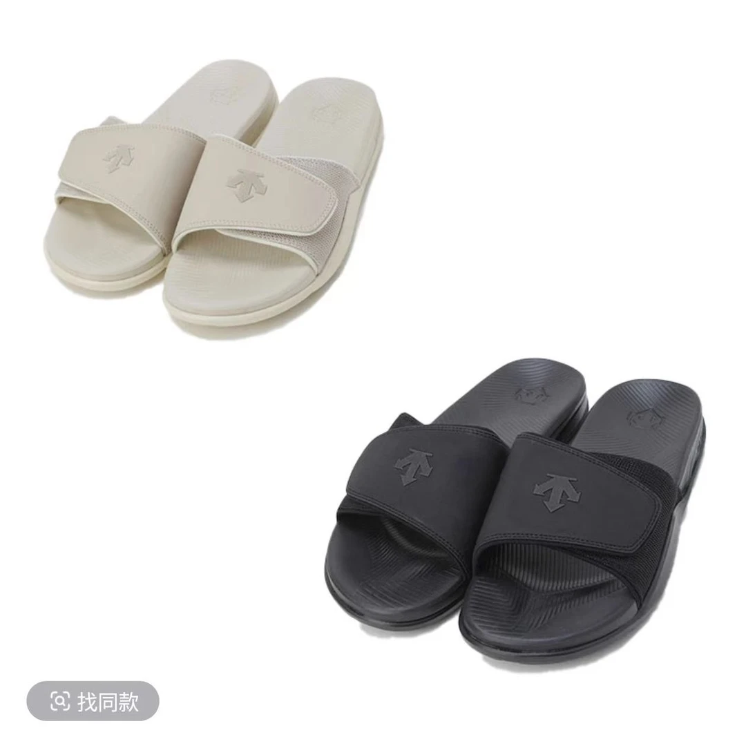 DESCENTE/迪桑特运动休闲凉拖鞋男女夏季透气一字拖都市韩版LSD12