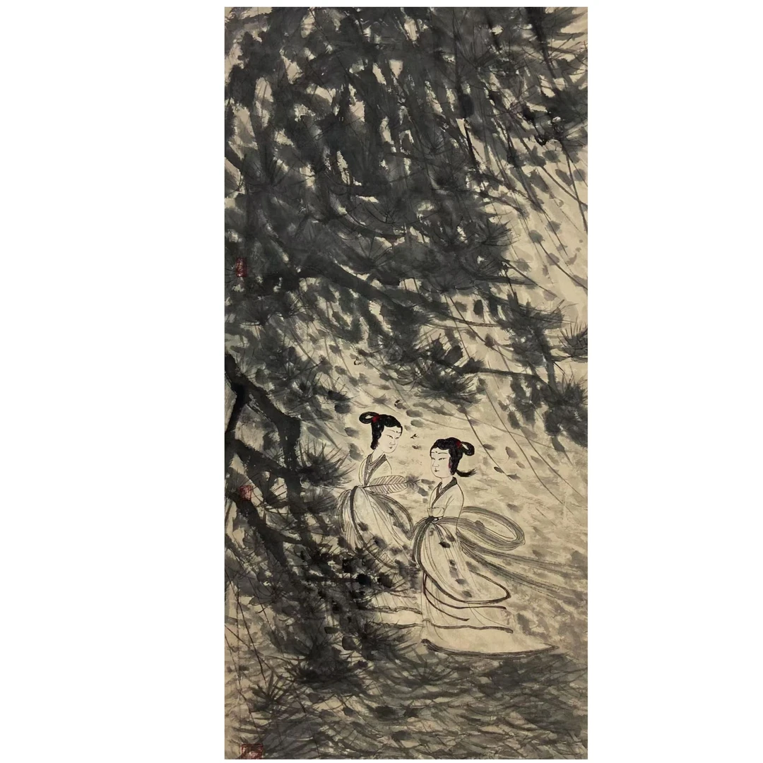 傅BS 人物立轴135 65 7.8平尺