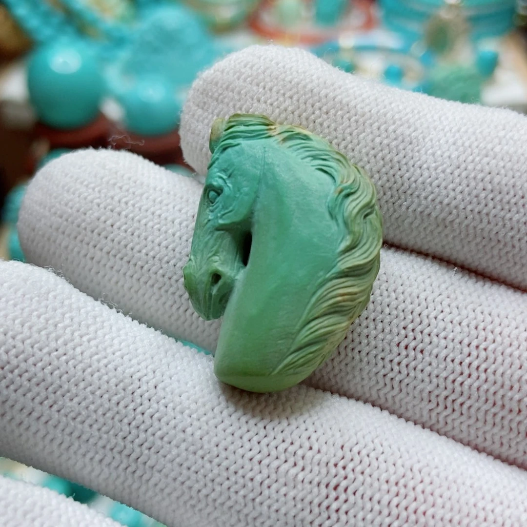 绿松石未镶嵌珠子