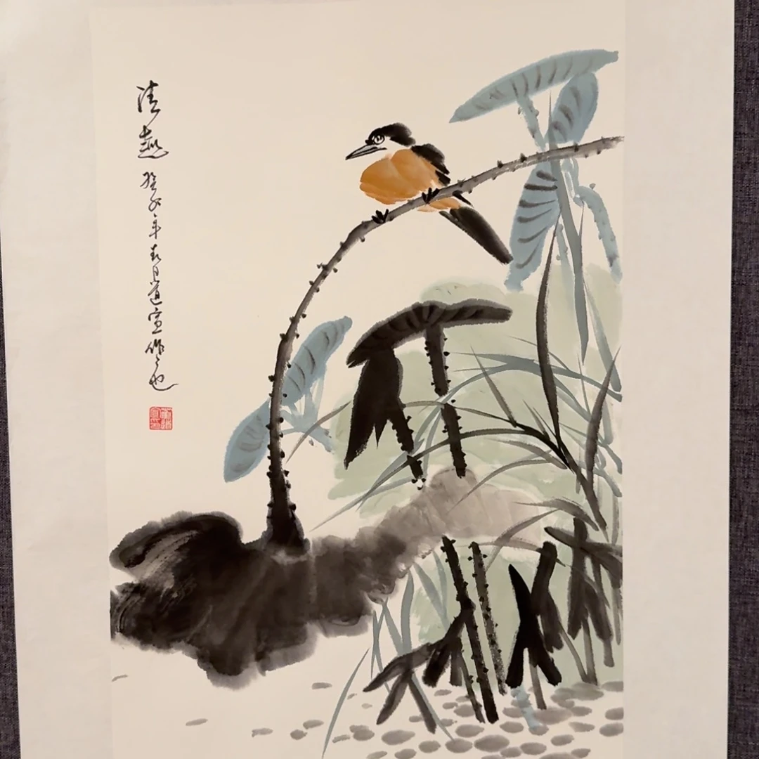 国画董老师作品画作