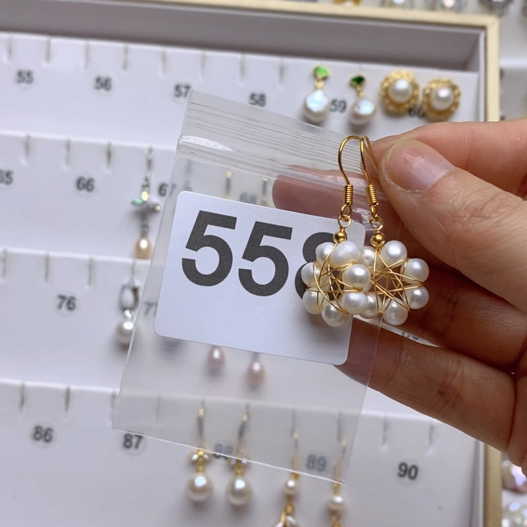 淡水珍珠颈饰银S925镶嵌地*i558