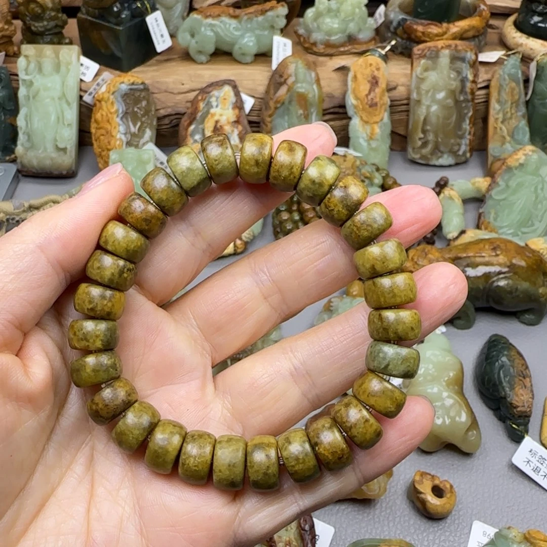 岫岩河磨玉（透闪石质玉）未镶嵌珠宝奇石