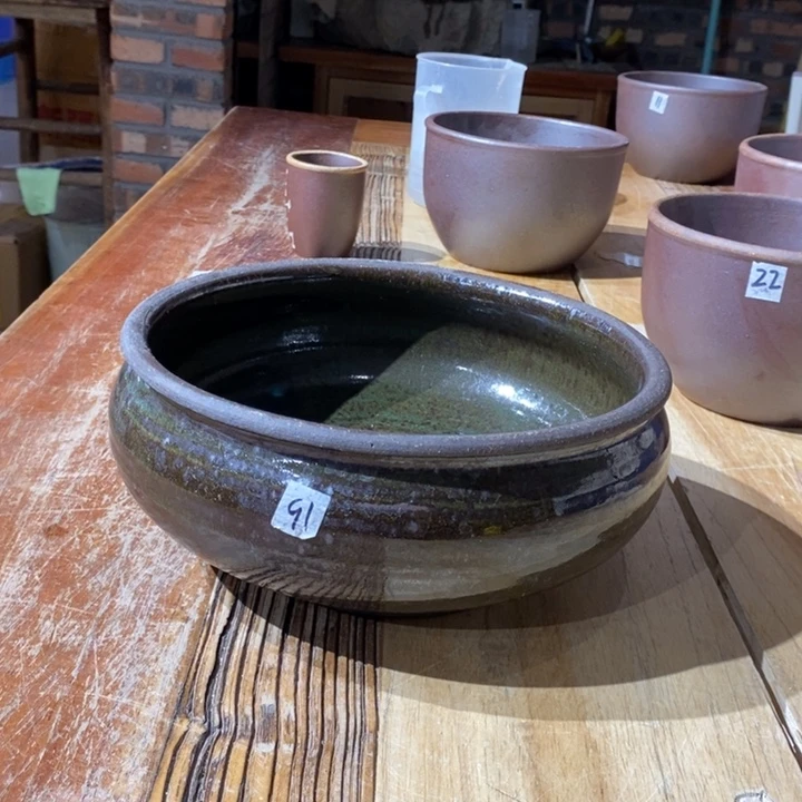 孝木窑手工制作茶洗