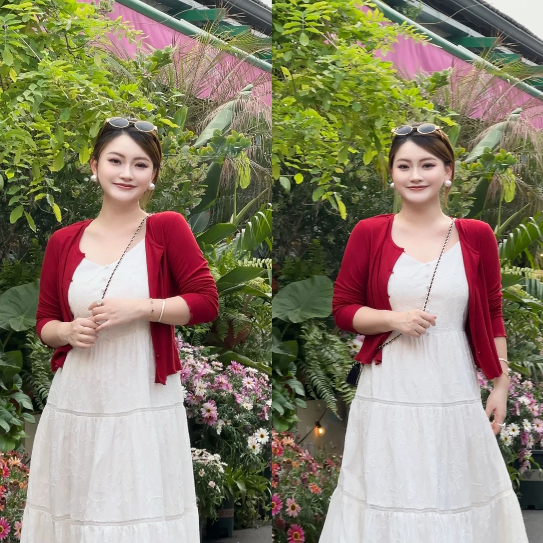 裂渡杨杨【茉香奶绿】微胖大码女春夏时尚百搭显瘦针织罩衫ZY504A24