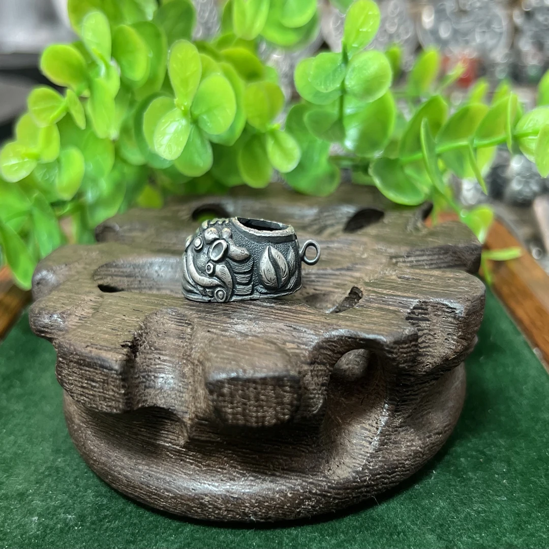 吊坠足银 手工足银990 虎头鞋