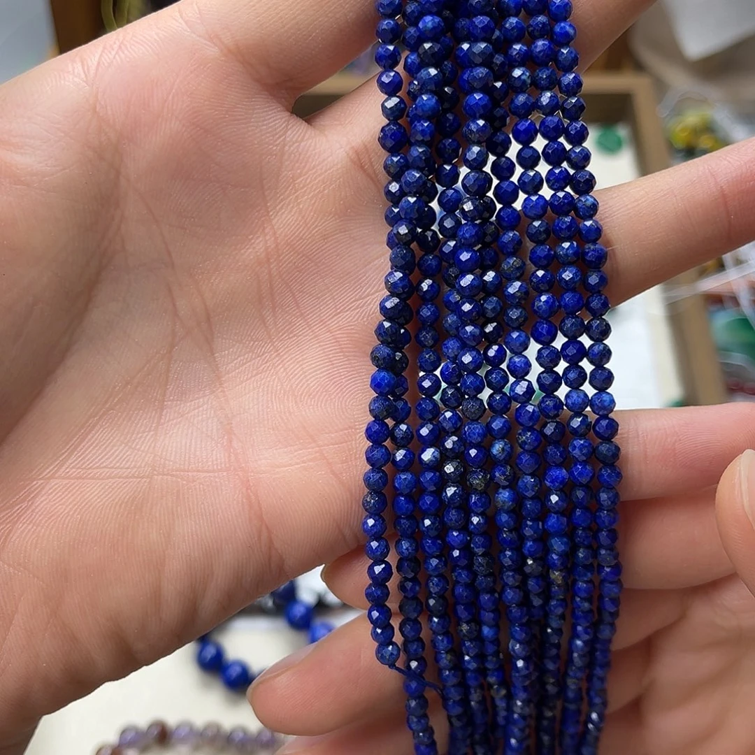 花***室玛瑙/玉髓未镶嵌珠宝半成品卡4青金石切面一条