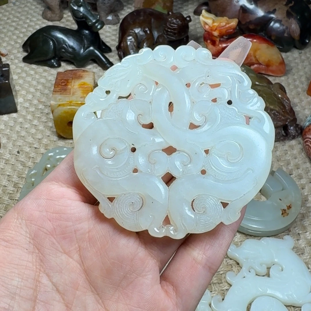 吊坠白玉菩提挂件