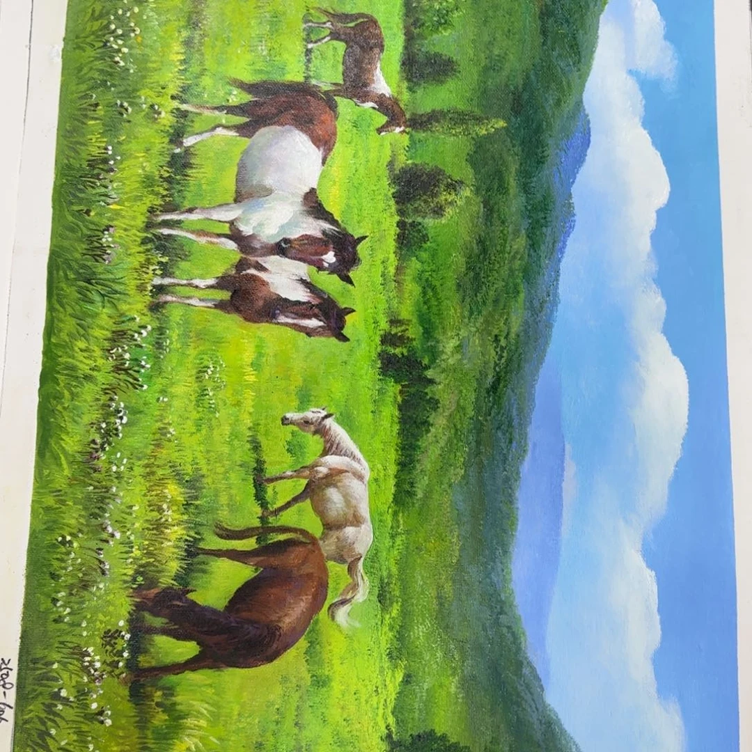 油画加油加油努力加油加油