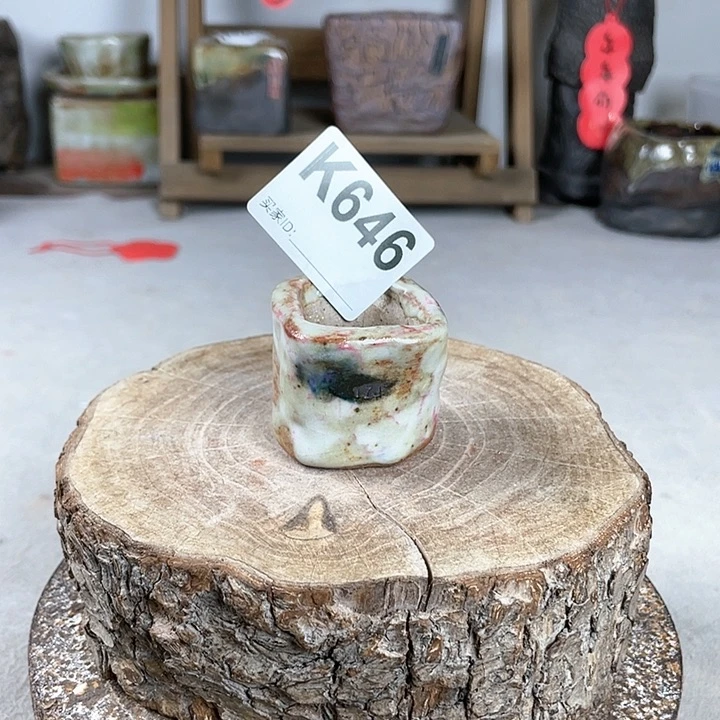 紫砂花盆陶瓷花盆 内口3